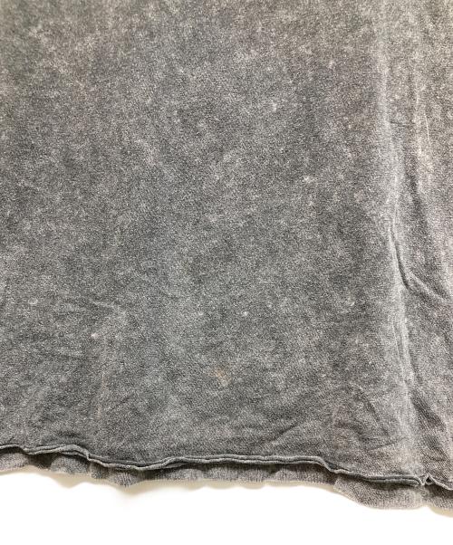 Saint Laurent Paris（サンローランパリ）Saint Laurent Paris (サンローランパリ) ダメージ加工Tシャツ グレー サイズ:Sの古着・服飾アイテム