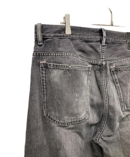 Acne studios（アクネ ストゥディオス）ACNE STUDIOS (アクネ ストゥディオス) ルーズブーツカット デニムパンツ ブラック サイズ:33×32の古着・服飾アイテム