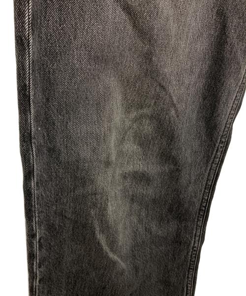 Acne studios（アクネ ストゥディオス）ACNE STUDIOS (アクネ ストゥディオス) ルーズブーツカット デニムパンツ ブラック サイズ:33×32の古着・服飾アイテム