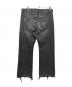 ACNE STUDIOS (アクネ ストゥディオス) ルーズブーツカット デニムパンツ ブラック サイズ:33×32：25000円