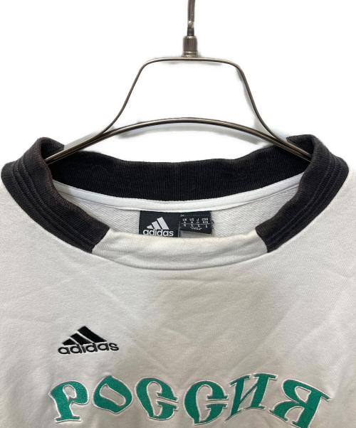 adidas（アディダス）adidas (アディダス) Gosha Rubchinskiy (ゴーシャラブチンスキー) SWEAT TOP ホワイトの古着・服飾アイテム