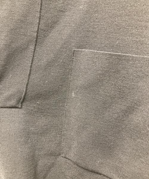 AURALEE（オーラリー）AURALEE (オーラリー) WOOL RECYCLE POLYESTER HIGH GAUGE RIB KNIT SKIPPER 半袖ニット ブラックの古着・服飾アイテム