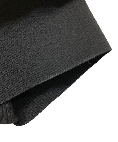 AURALEE（オーラリー）AURALEE (オーラリー) WOOL RECYCLE POLYESTER HIGH GAUGE RIB KNIT SKIPPER 半袖ニット ブラックの古着・服飾アイテム