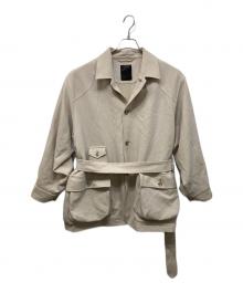 DAIWA PIER39（ダイワ ピア39）の古着「TECH BELTED GUNSHOOTING JACKET」｜ベージュ