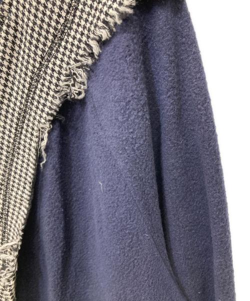 sulvam（サルバム）sulvam (サルバム) NO COLLAR JERSEY BLOUSON ネイビー サイズ:Mの古着・服飾アイテム