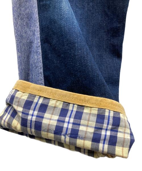 COMME des GARCONS JUNYA WATANABE MAN（コムデギャルソンジュンヤワタナベマン）COMME des GARCONS JUNYA WATANABE MAN (コム デ ギャルソン ジュンヤ ワタナベ マン) LEVI'S (リーバイス) 切替デニムパンツ インディゴ サイズ:XSの古着・服飾アイテム