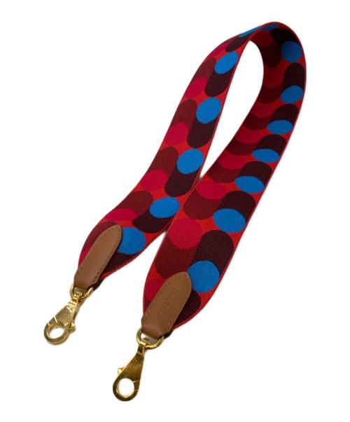 HERMES（エルメス）HERMES (エルメス) バンドトリエール フリッパーボール ショルダーストラップ レッドの古着・服飾アイテム