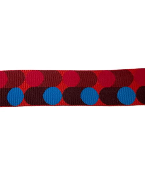 HERMES（エルメス）HERMES (エルメス) バンドトリエール フリッパーボール ショルダーストラップ レッドの古着・服飾アイテム