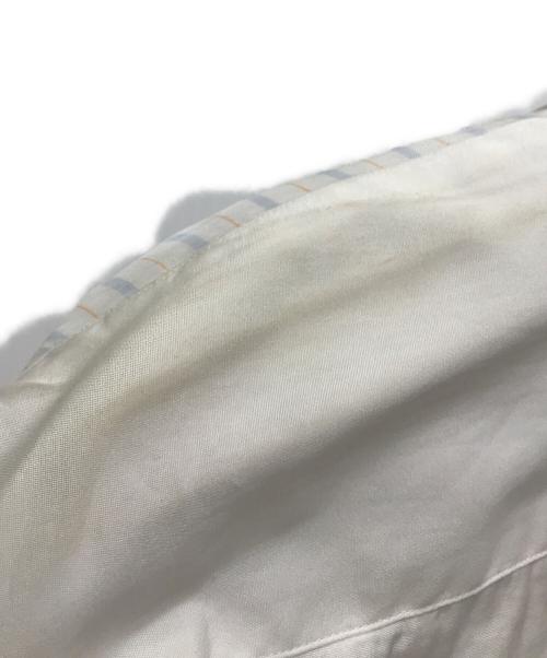 COMME des GARCONS SHIRT（コムデギャルソンシャツ）COMME des GARCONS SHIRT (コムデギャルソンシャツ) ストライプ 切替 ロングシャツ ホワイト サイズ:Sの古着・服飾アイテム