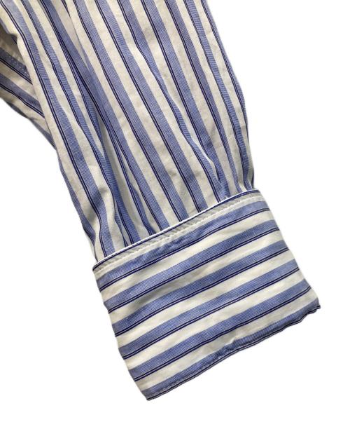 COMME des GARCONS HOMME DEUX（コムデギャルソン オム ドゥ）COMME des GARCONS HOMME DEUX (コムデギャルソン オム ドゥ) 切替デザインシャツ ブルー サイズ:Sの古着・服飾アイテム