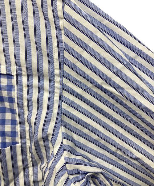 COMME des GARCONS HOMME DEUX（コムデギャルソン オム ドゥ）COMME des GARCONS HOMME DEUX (コムデギャルソン オム ドゥ) 切替デザインシャツ ブルー サイズ:Sの古着・服飾アイテム