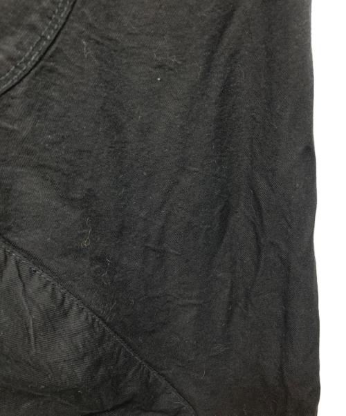 COMME des GARCONS JUNYA WATANABE MAN（コム デ ギャルソン ジュンヤ ワタナベ マン）COMME des GARCONS JUNYA WATANABE MAN (コム デ ギャルソン ジュンヤ ワタナベ マン) コットンナイロン マルチジップパンツ ブラック サイズ:Sの古着・服飾アイテム