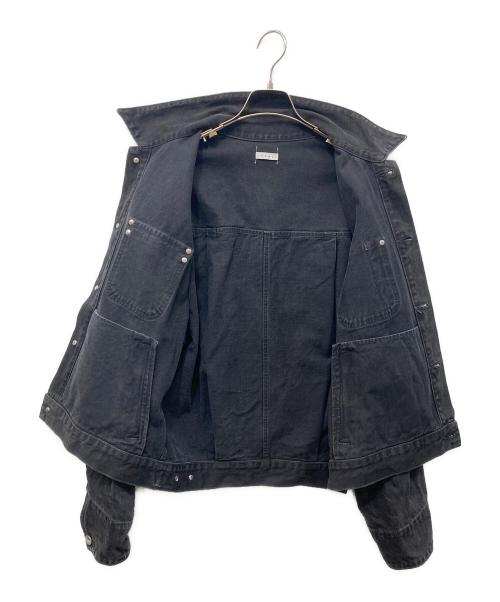 Name.（ネーム）Name. (ネーム) BIO WASH DENIM ENGINEER JACKET ブラックの古着・服飾アイテム