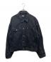 Name.（ネーム）の古着「BIO WASH DENIM ENGINEER JACKET」｜ブラック
