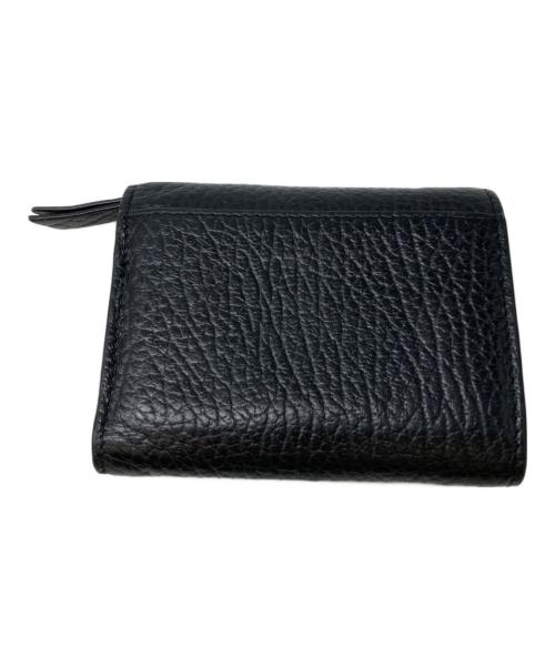 Maison Margiela（メゾンマルジェラ）Maison Margiela (メゾンマルジェラ) 4ステッチ 三つ折りウォレット ブラックの古着・服飾アイテム
