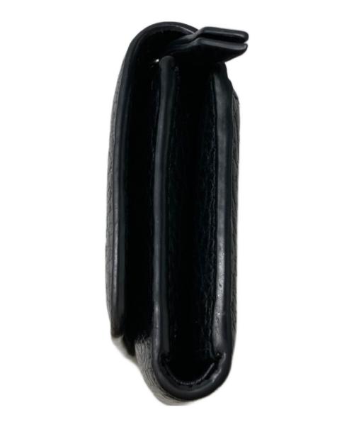 Maison Margiela（メゾンマルジェラ）Maison Margiela (メゾンマルジェラ) 4ステッチ 三つ折りウォレット ブラックの古着・服飾アイテム