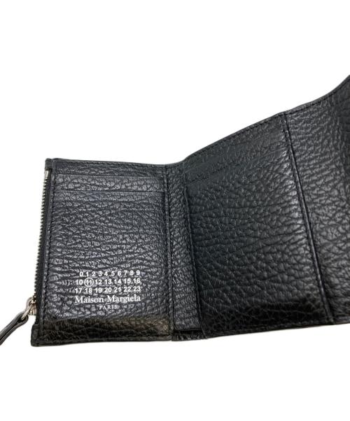 Maison Margiela（メゾンマルジェラ）Maison Margiela (メゾンマルジェラ) 4ステッチ 三つ折りウォレット ブラックの古着・服飾アイテム