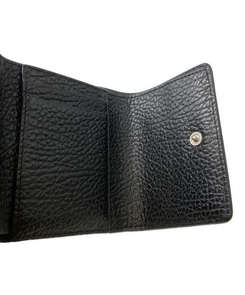 Maison Margiela（メゾンマルジェラ）Maison Margiela (メゾンマルジェラ) 4ステッチ 三つ折りウォレット ブラックの古着・服飾アイテム