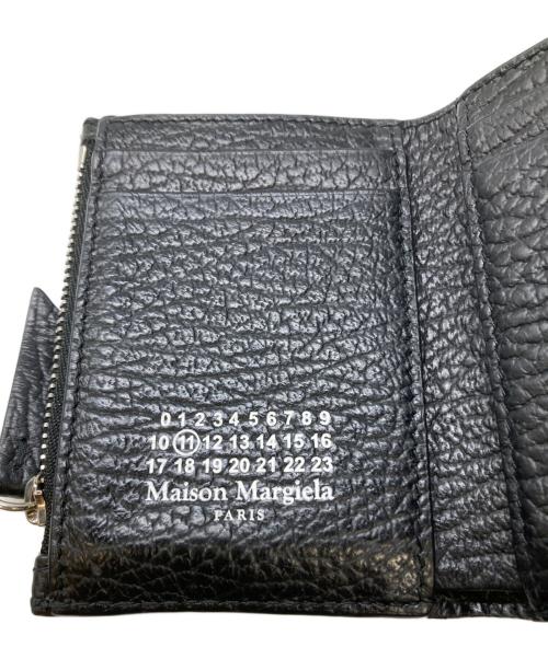 Maison Margiela（メゾンマルジェラ）Maison Margiela (メゾンマルジェラ) 4ステッチ 三つ折りウォレット ブラックの古着・服飾アイテム