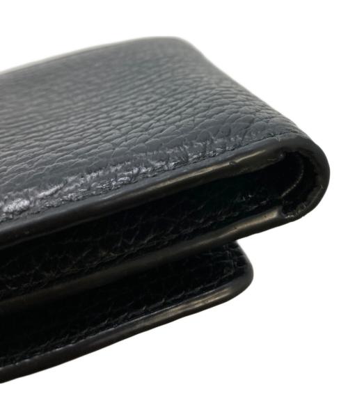 Maison Margiela（メゾンマルジェラ）Maison Margiela (メゾンマルジェラ) 4ステッチ 三つ折りウォレット ブラックの古着・服飾アイテム