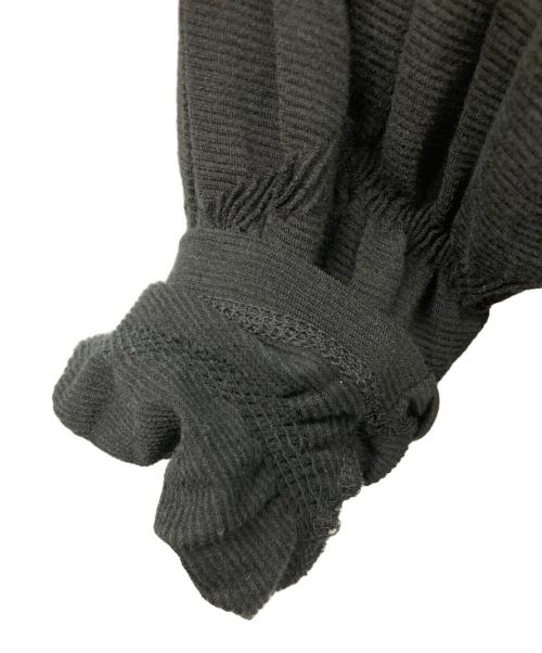 ISSEY MIYAKE（イッセイミヤケ）ISSEY MIYAKE (イッセイミヤケ) デザインカーディガン ブラック サイズ:SIZE 2の古着・服飾アイテム