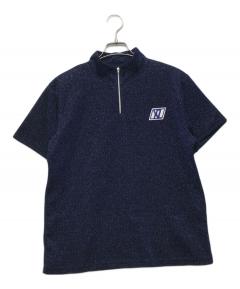 中古・古着通販】MONCLER (モンクレール) ブランド刺繍半袖ポロシャツ