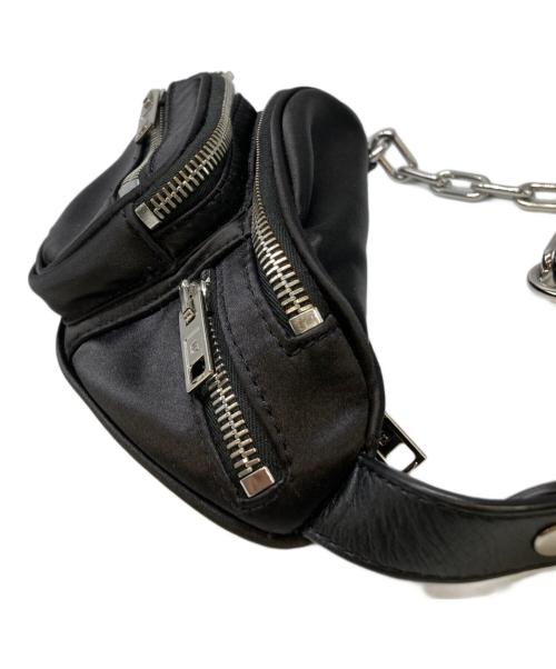 ALEXANDER WANG（アレキサンダー・ワン）ALEXANDER WANG (アレキサンダーワン) ATTICA ミニファニーバッグ ブラックの古着・服飾アイテム