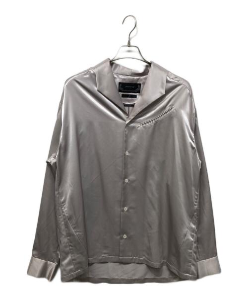 professor.E（プロフェッサー イー）professor.E (プロフェッサー イー) E CURVED LS グレー サイズ:48の古着・服飾アイテム