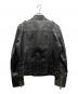GUCCI (グッチ) スタンドカラーライダースジャケット ブラック サイズ:50：100000円