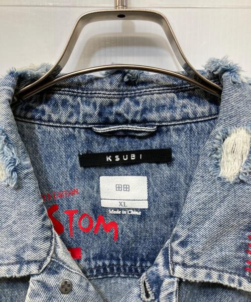 Ksubi（スビ）Ksubi (スビ) OH G JACKET ACID TRIP TRASH ブルー サイズ:SIZE XLの古着・服飾アイテム