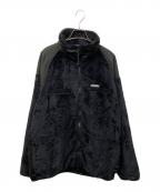 WIND AND SEAウィンダンシー）の古着「WDS ミリタリーフリースジャケット」｜ブラック