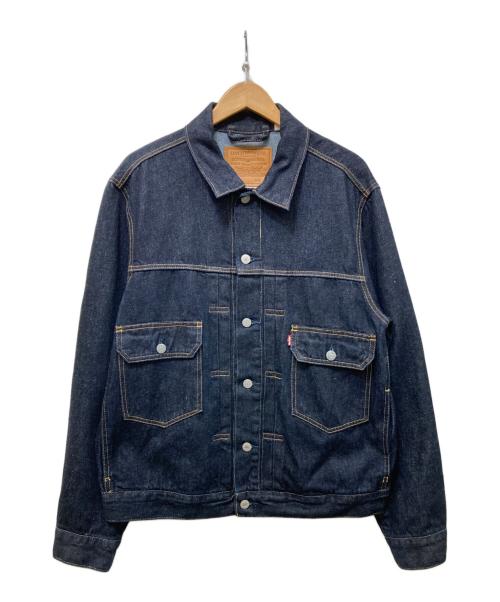 LEVI'S（リーバイス）LEVI'S (リーバイス) BIOTOP (ビオトープ) TYPE 2 TRUCKER ME AGAIN EX インディゴ サイズ:Mの古着・服飾アイテム