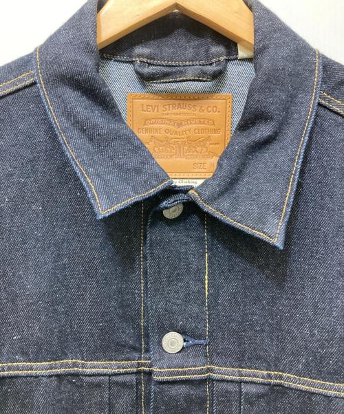 LEVI'S（リーバイス）LEVI'S (リーバイス) BIOTOP (ビオトープ) TYPE 2 TRUCKER ME AGAIN EX インディゴ サイズ:Mの古着・服飾アイテム