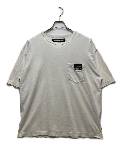 NEIGHBORHOOD（ネイバーフッド）NEIGHBORHOOD (ネイバーフッド) CLASSIC-P CREWNECK SS　231FPNH-CSM04　23SS ホワイト サイズ:Mの古着・服飾アイテム