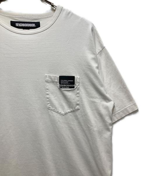 NEIGHBORHOOD（ネイバーフッド）NEIGHBORHOOD (ネイバーフッド) CLASSIC-P CREWNECK SS　231FPNH-CSM04　23SS ホワイト サイズ:Mの古着・服飾アイテム