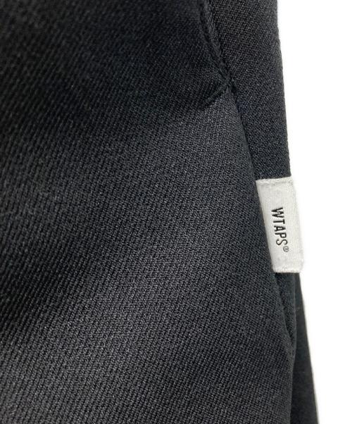 WTAPS（ダブルタップス）WTAPS (ダブルタップス) CREASE DL TROUSERS POLY. TWILL ブラック サイズ:01の古着・服飾アイテム
