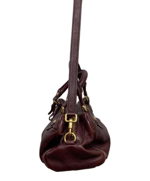 Marc by Marc Jacobs（マークバイマークジェイコブス）Marc by Marc Jacobs (マークバイマークジェイコブス) クラシックQ BABY GROOVEE 2WAYハンドバッグ ボルドーの古着・服飾アイテム