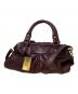 Marc by Marc Jacobs（マークバイマークジェイコブス）の古着「クラシックQ BABY GROOVEE 2WAYハンドバッグ」｜ボルドー