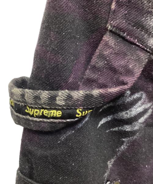 SUPREME（シュプリーム）SUPREME (シュプリーム) Eagle Double Knee Denim Painter Pant ブラック サイズ:32の古着・服飾アイテム