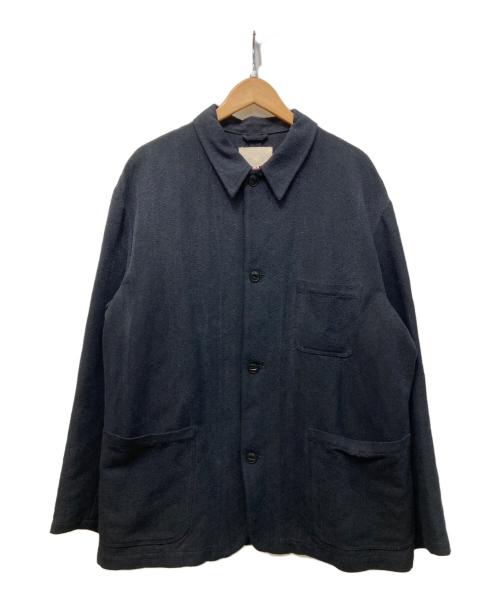 yokosakamoto（ヨウコサカモト）yokosakamoto (ヨウコサカモト) WORK JACKET ブラック サイズ:Lの古着・服飾アイテム