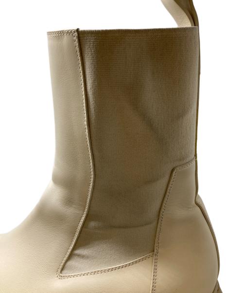 RICK OWENS（リックオウエンス）RICK OWENS (リックオウエンス) BEATLE TURBO CYCLOPS BOOTS アイボリー サイズ:40の古着・服飾アイテム