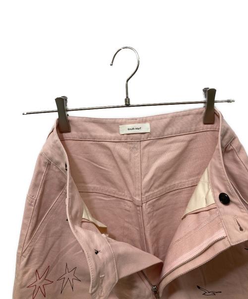 Knuth Marf（クヌースマーフ）Knuth Marf (クヌースマーフ) high waist tattoo pants ピンク サイズ:Sの古着・服飾アイテム