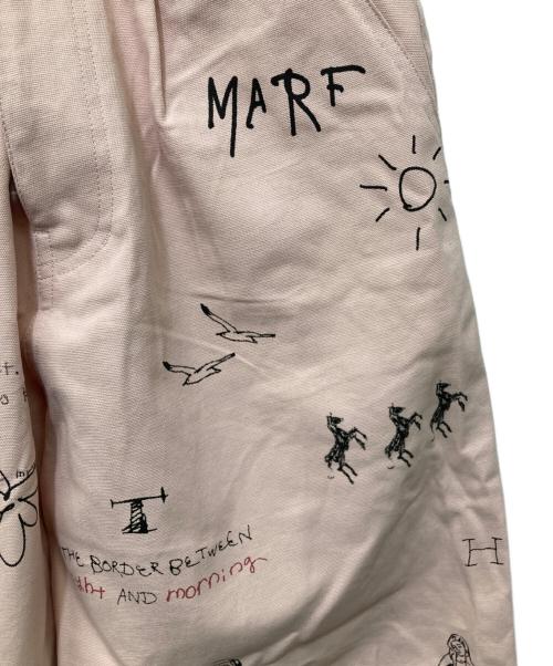 Knuth Marf（クヌースマーフ）Knuth Marf (クヌースマーフ) high waist tattoo pants ピンク サイズ:Sの古着・服飾アイテム