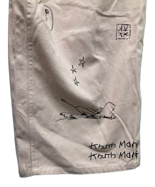 Knuth Marf（クヌースマーフ）Knuth Marf (クヌースマーフ) high waist tattoo pants ピンク サイズ:Sの古着・服飾アイテム