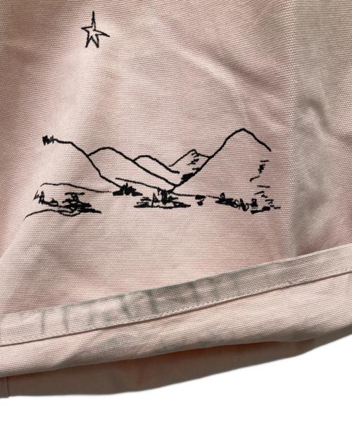 Knuth Marf（クヌースマーフ）Knuth Marf (クヌースマーフ) high waist tattoo pants ピンク サイズ:Sの古着・服飾アイテム