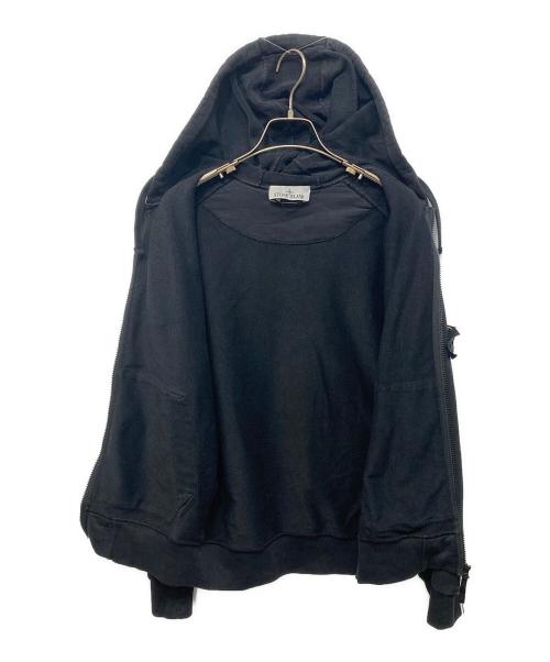 STONE ISLAND（ストーンアイランド）STONE ISLAND (ストーンアイランド) ワッペンジップパーカー ブラック サイズ:Sの古着・服飾アイテム