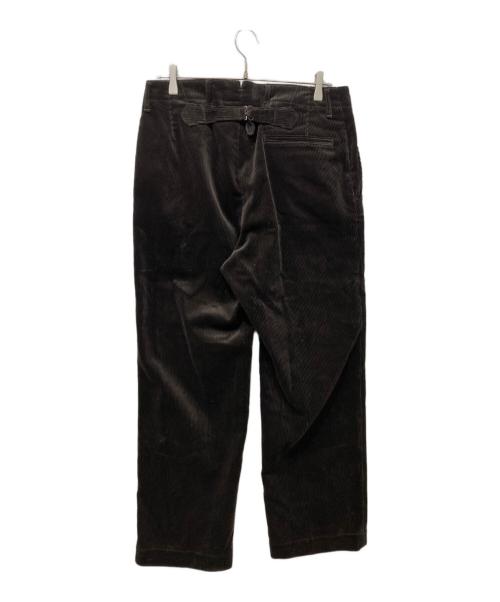 PHIGVEL（フィグベル）PHIGVEL (フィグベル) CORDUROY TROUSERS ブラック サイズ:3の古着・服飾アイテム