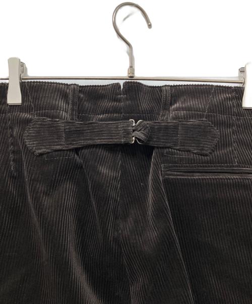PHIGVEL（フィグベル）PHIGVEL (フィグベル) CORDUROY TROUSERS ブラック サイズ:3の古着・服飾アイテム
