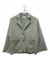 CLANE（クラネ）の古着「ANGOLA TAILORED KNIT JACKET」｜グリーン