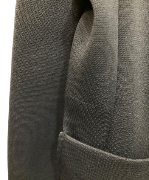 quaranciel（カランシエル）quaranciel (カランシエル) ジャージー テーラード ダブル ジャケット ネイビー サイズ:38の古着・服飾アイテム